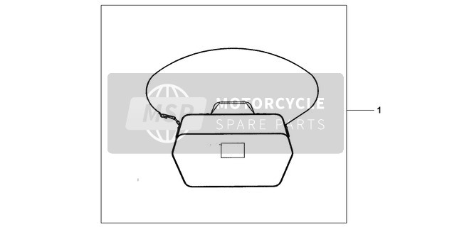 Honda SES150 2003 Inner Bag Top Box 1 for a 2003 Honda SES150